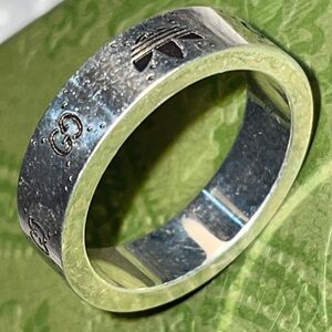 New Gucci/Adidas X sterling silver ring (unisex)